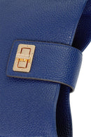 Geox Women's Navy Blue Ciclaminia Leather Crossbody Bag | Derimod