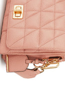 Geox Women's Beige Veriana Quilted Leather Shoulder Bag | Derimod