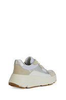 
Geox Women's White Lace-Up Thick Sole Leather Sneaker
 | Derimod