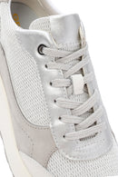 Geox Women's White Spherica Lace-Up Leather Sneaker | Derimod