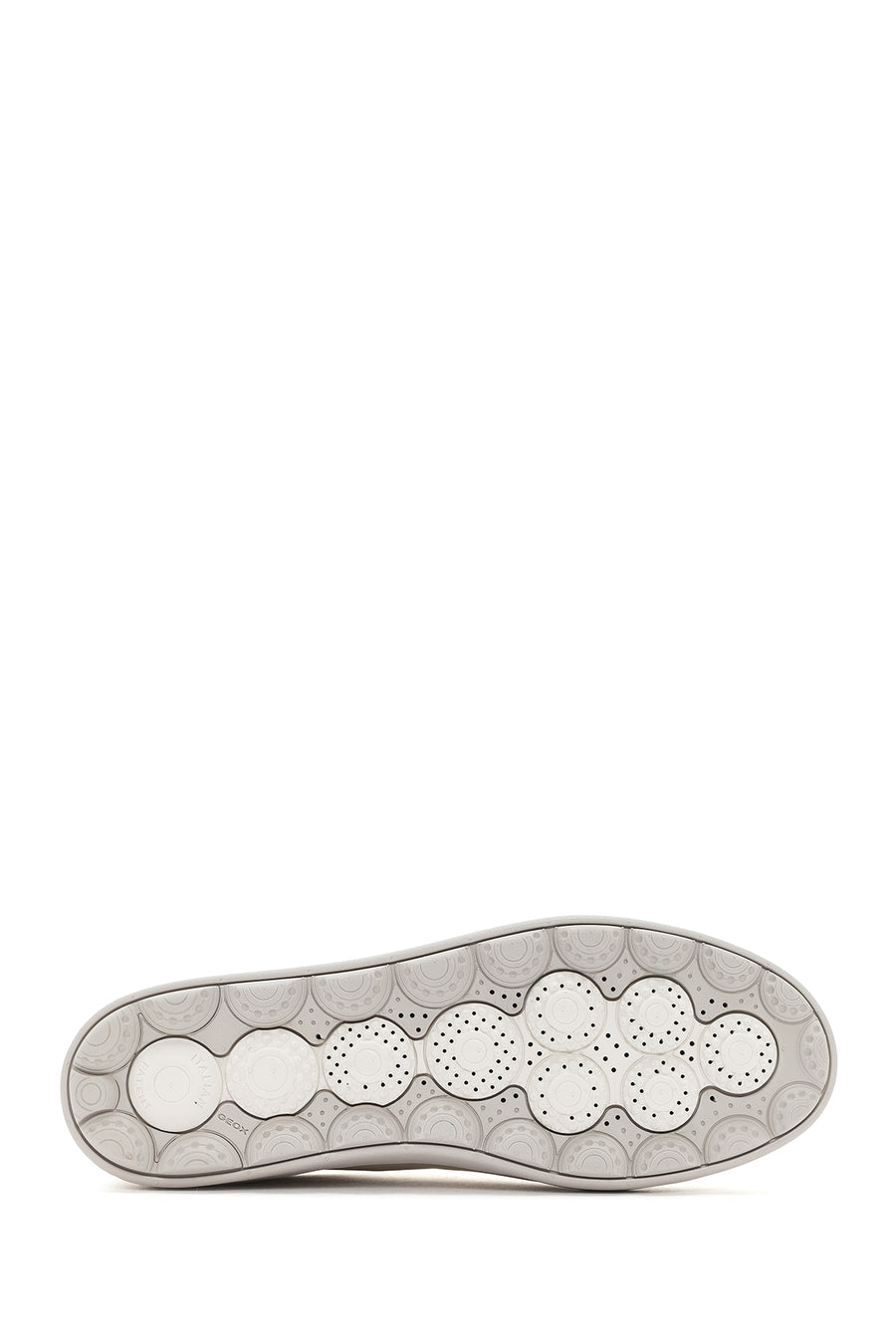 Geox Women's Beige Spherica Ecub-1 Lace-Up Leather Sneaker