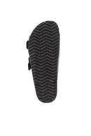 Geox Women Black D Brionia Ra - Nappa Stone Leather Slippers | Derimod