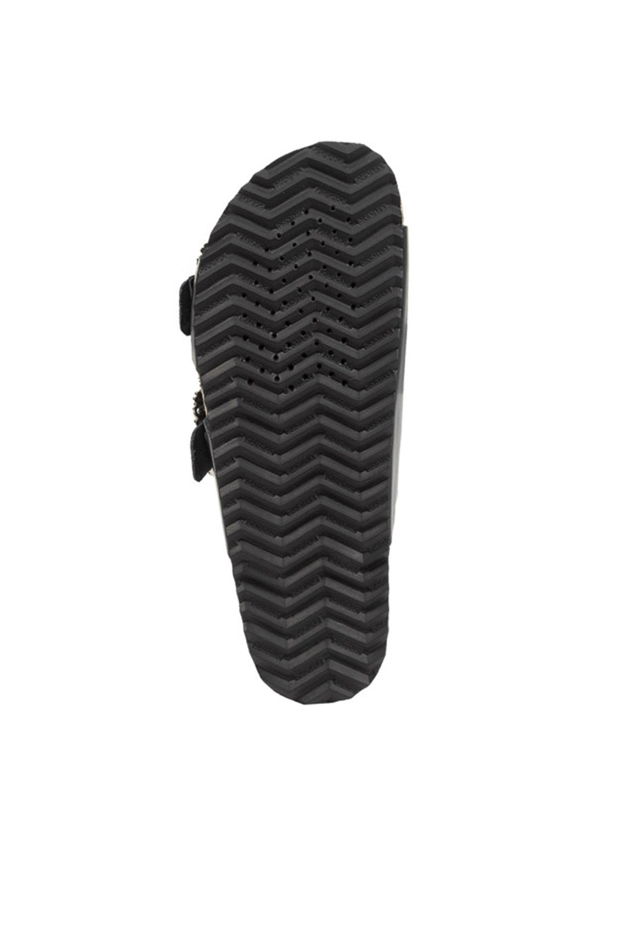 Geox Women Black D Brionia Ra - Nappa Stone Leather Slippers