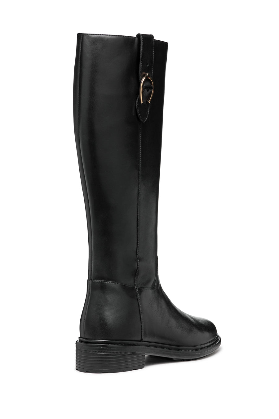 Geox Women Black D Walk Pleasure D - Smo.Lea Zippered Leather Boot