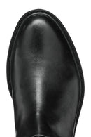 Geox Women Black D Walk Pleasure D - Smo.Lea Zippered Leather Boot | Derimod