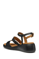 Geox Women Black D Meliconia F Wedge Heel Sandal | Derimod