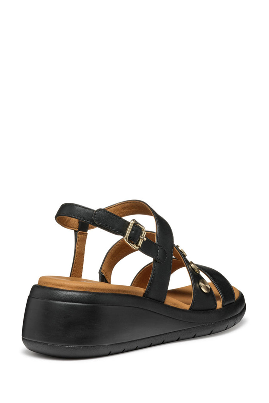 Geox Women Black D Meliconia F Wedge Heel Sandal
