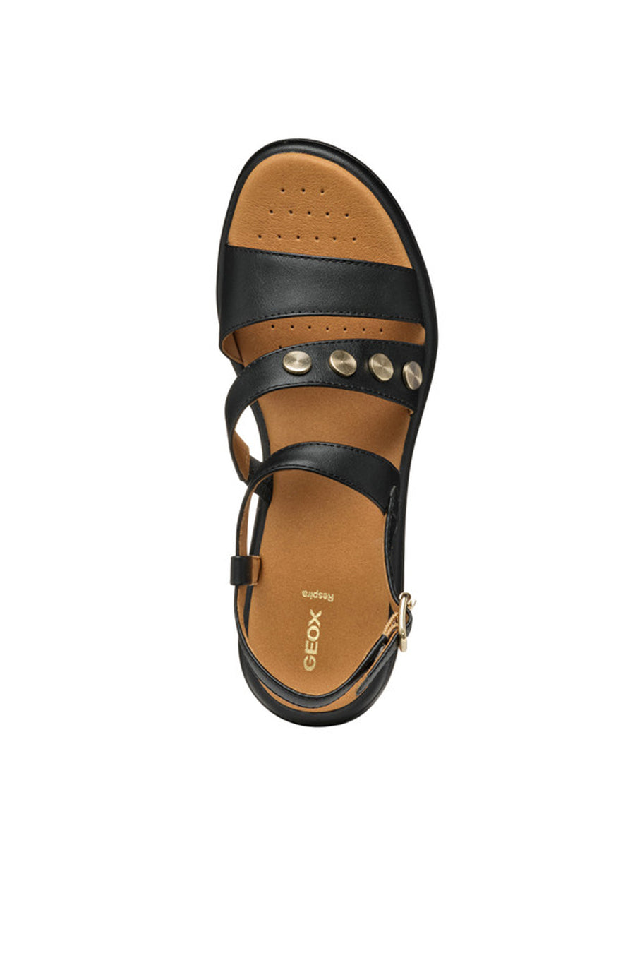 Geox Women Black D Meliconia F Wedge Heel Sandal