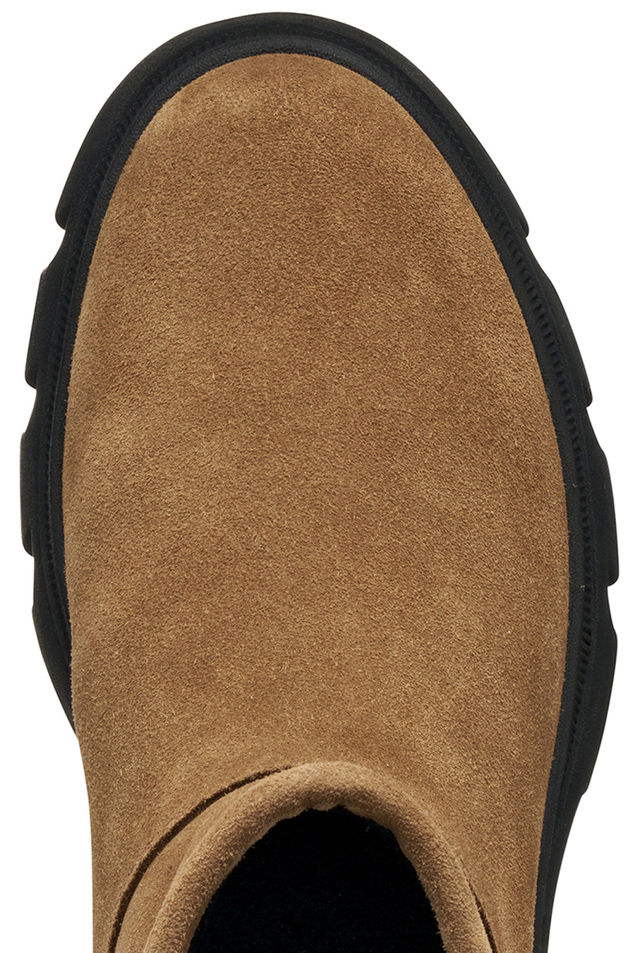 Geox Women Tan D Pluette Zippered Thick Sole Suede Leather Boots