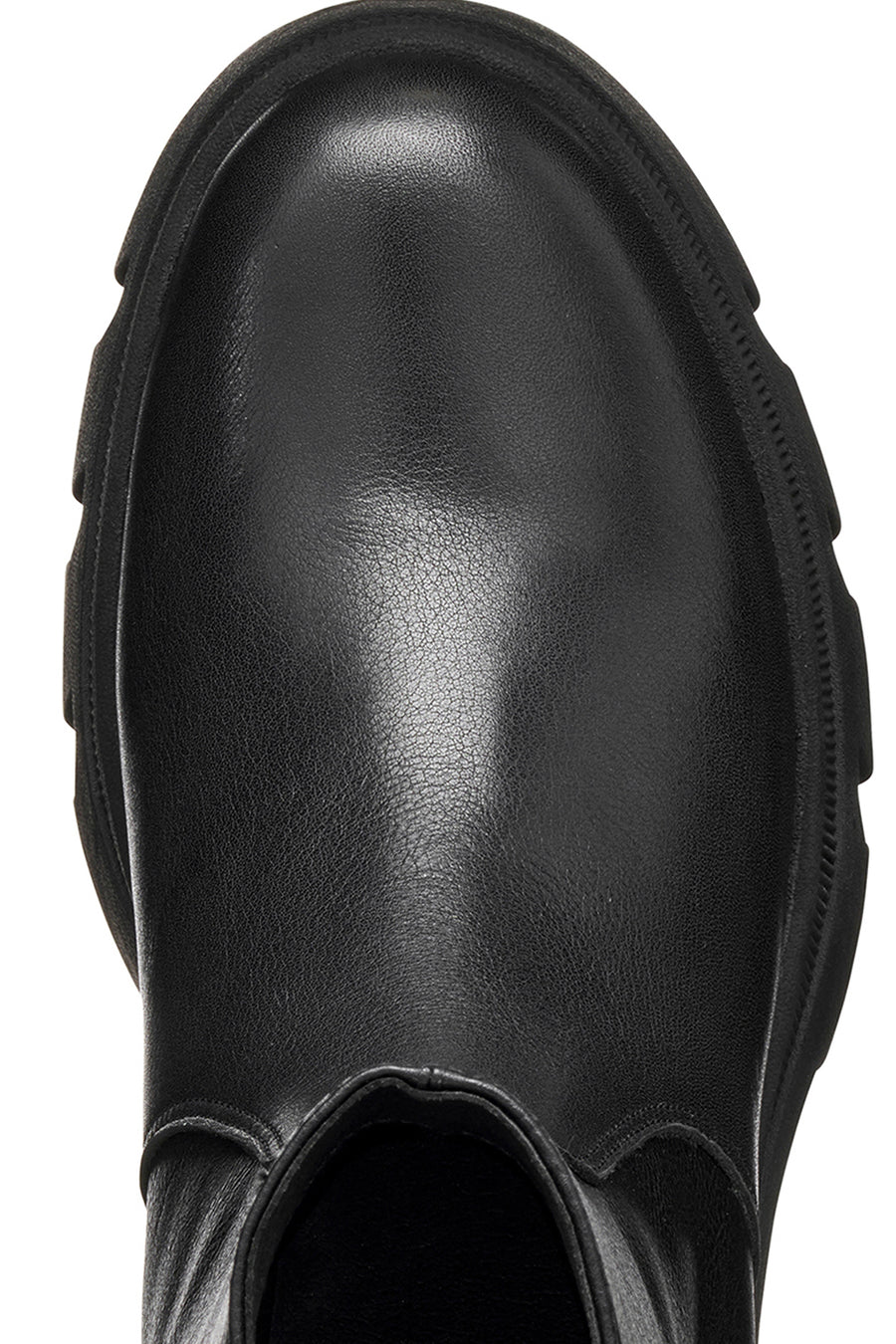 Geox Women Black D Pluette Zippered Thick Sole Leather Boot