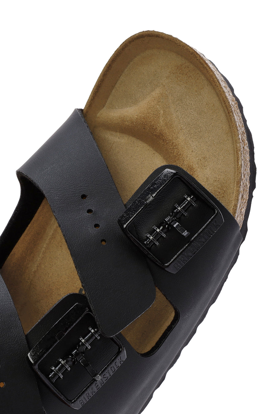 Birkenstock Erkek Siyah Çift Tokalı Arizona Bf Düz Terlik