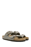 Birkenstock Erkek Gri Çift Tokalı Arizona Eva Terlik | Derimod
