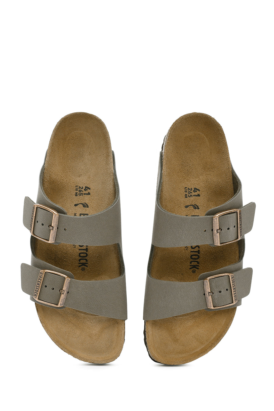 Birkenstock Erkek Gri Çift Tokalı Arizona Eva Terlik