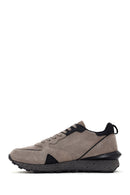 Alberto Guardiani Men's Mink Wen Thick Soled Suede Leather Sneaker | Derimod