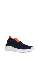 Geox Boy Navy Blue Aril Junior Fabric Sneaker | Derimod