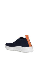 Geox Boy Navy Blue Aril Junior Fabric Sneaker | Derimod