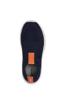 Geox Boy Navy Blue Aril Junior Fabric Sneaker | Derimod