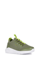 Geox Boy Green Sprint Fabric Sneakers | Derimod