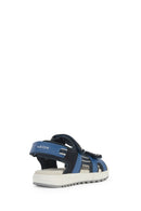 Geox Boy Navy Blue Alben Strappy Leather Sandals | Derimod
