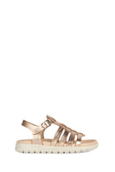 Geox Girls Copper Soleima Strappy Leather Sandals | Derimod