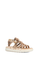 Geox Girls Copper Soleima Strappy Leather Sandals | Derimod