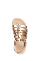 Geox Girls Copper Soleima Strappy Leather Sandals | Derimod