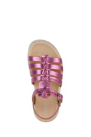 Geox Girls Pink Soleima Strappy Leather Sandals | Derimod