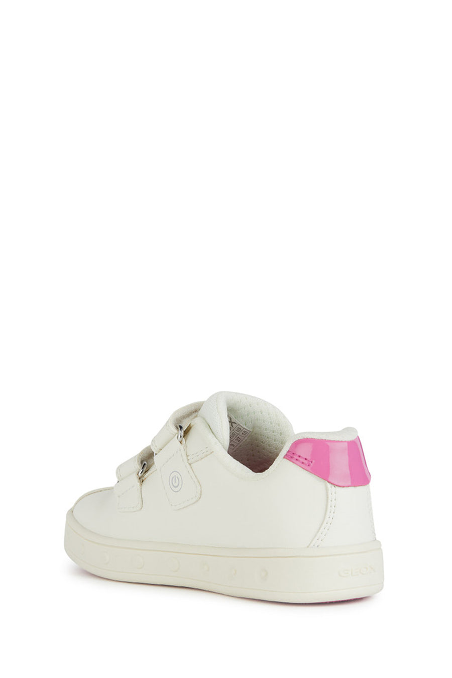 Geox Kız Çocuk Beyaz Skylin Bantlı Deri Sneaker
