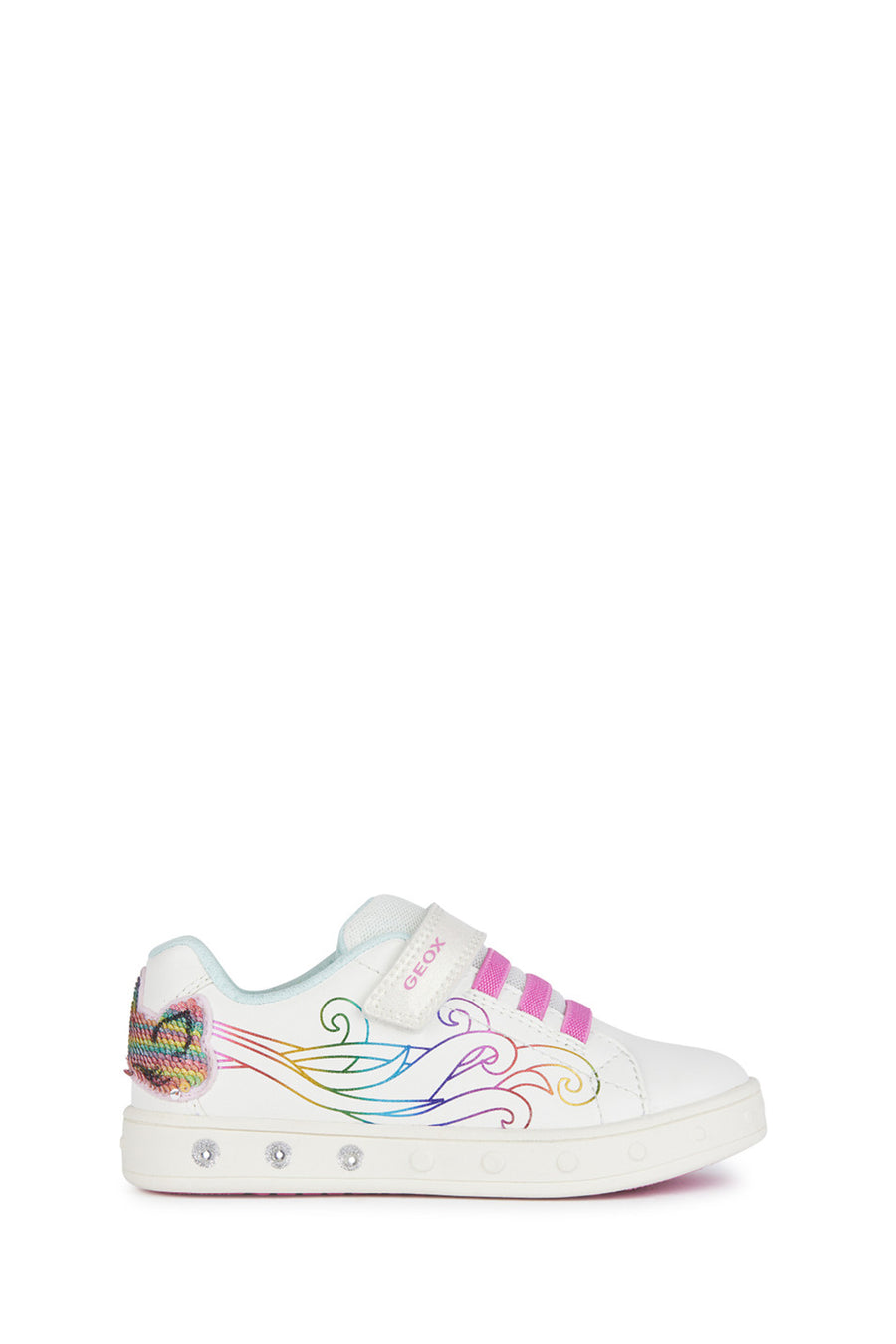 
Geox Girls White Skylin Leather Sneaker
 J458WC000BCC0653 | Derimod