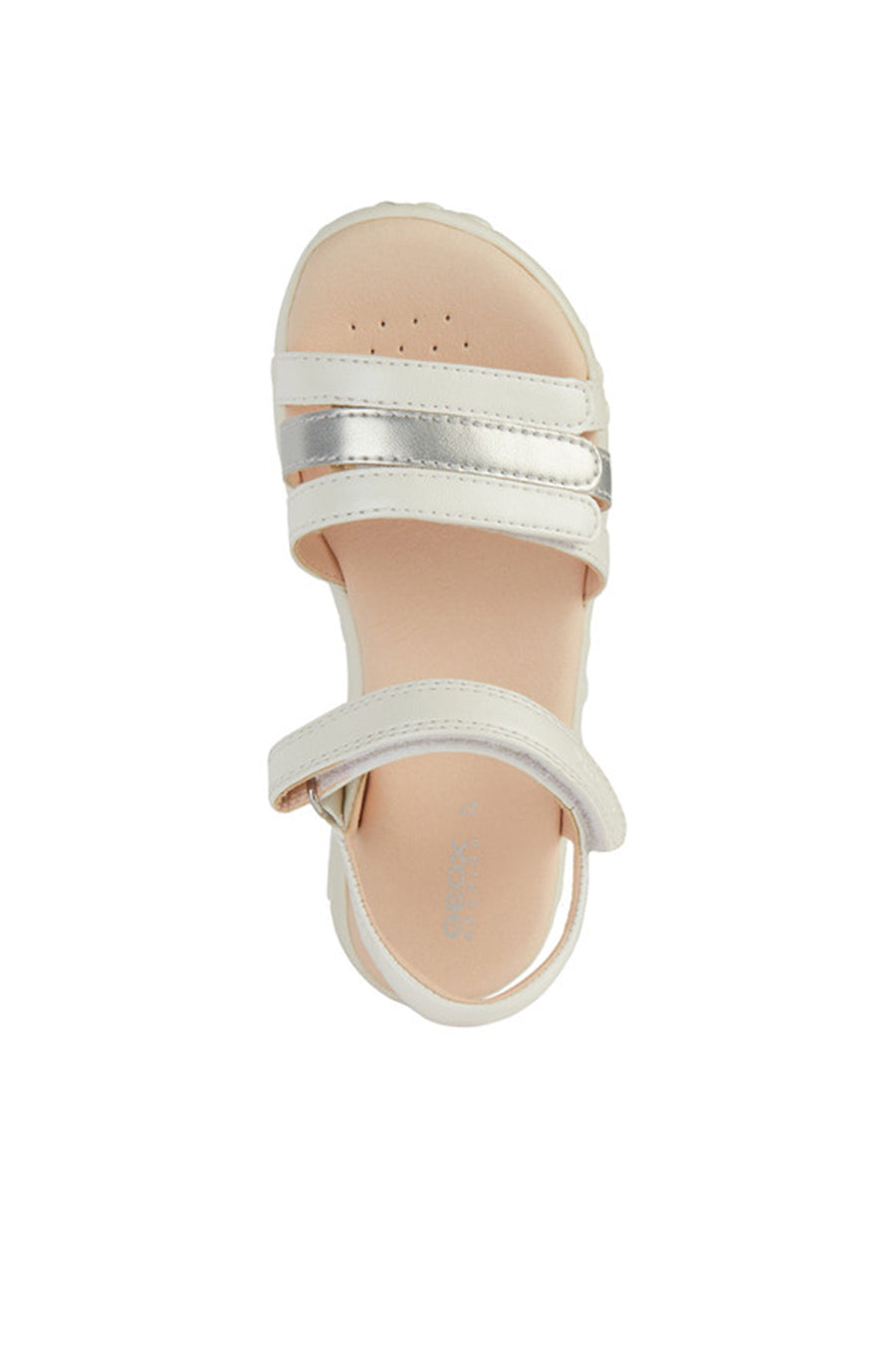 Geox Girls White Haiti Sandals