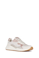 Geox Girls White Mawazy Lace-Up Sneaker | Derimod