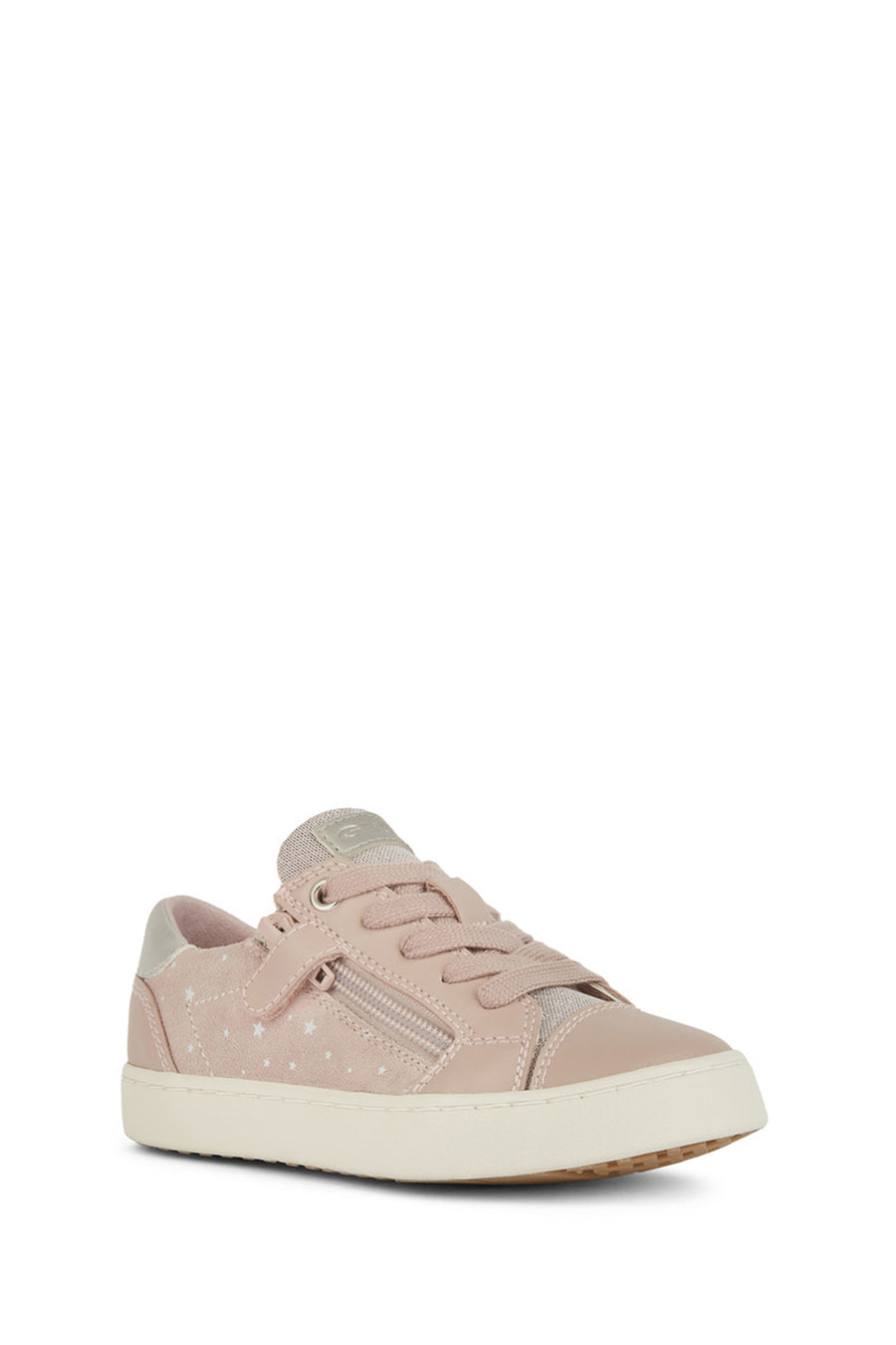 
Geox Girls Pink Kilwi Zippered Leather Sneaker
