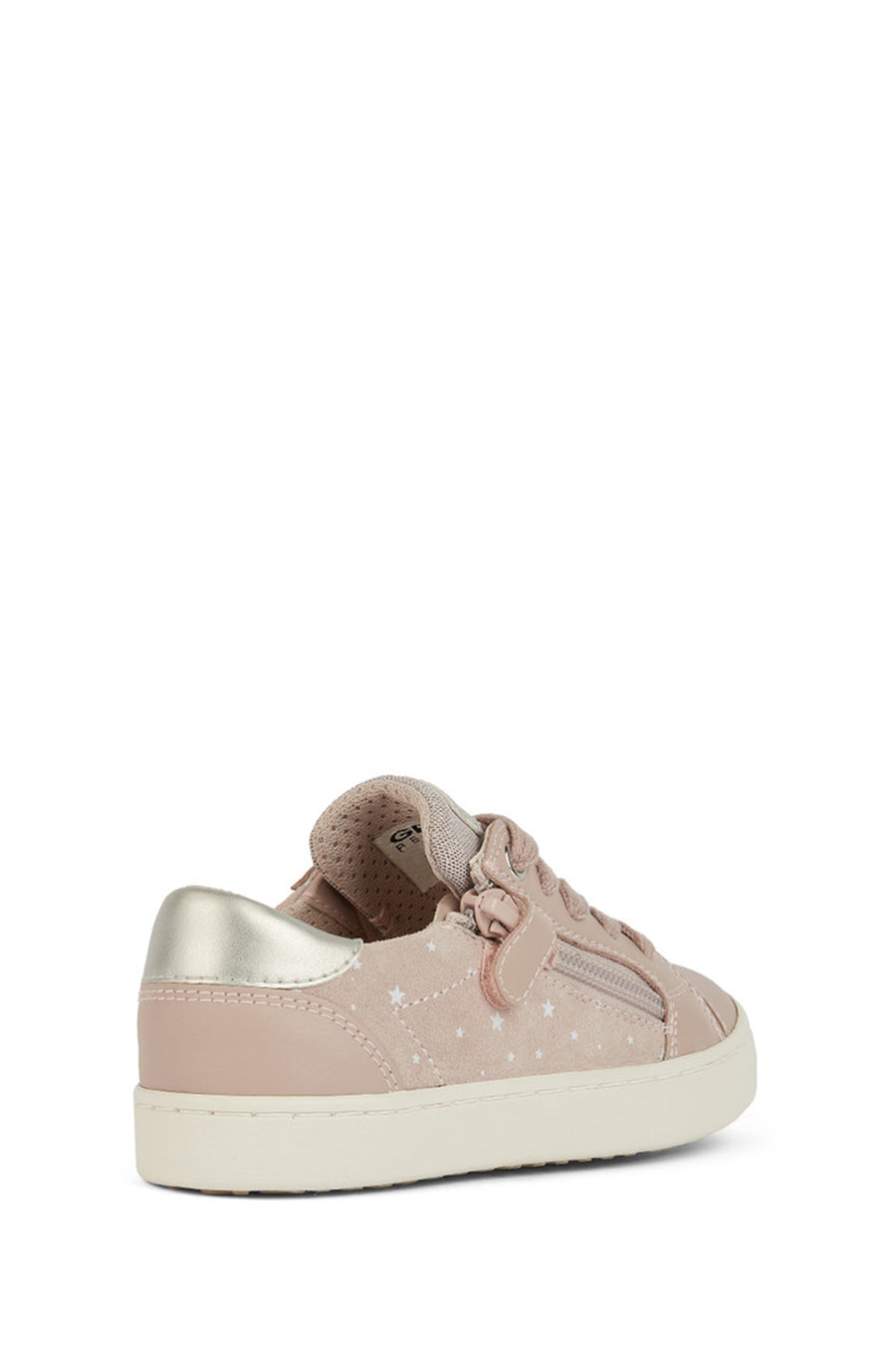 
Geox Girls Pink Kilwi Zippered Leather Sneaker
