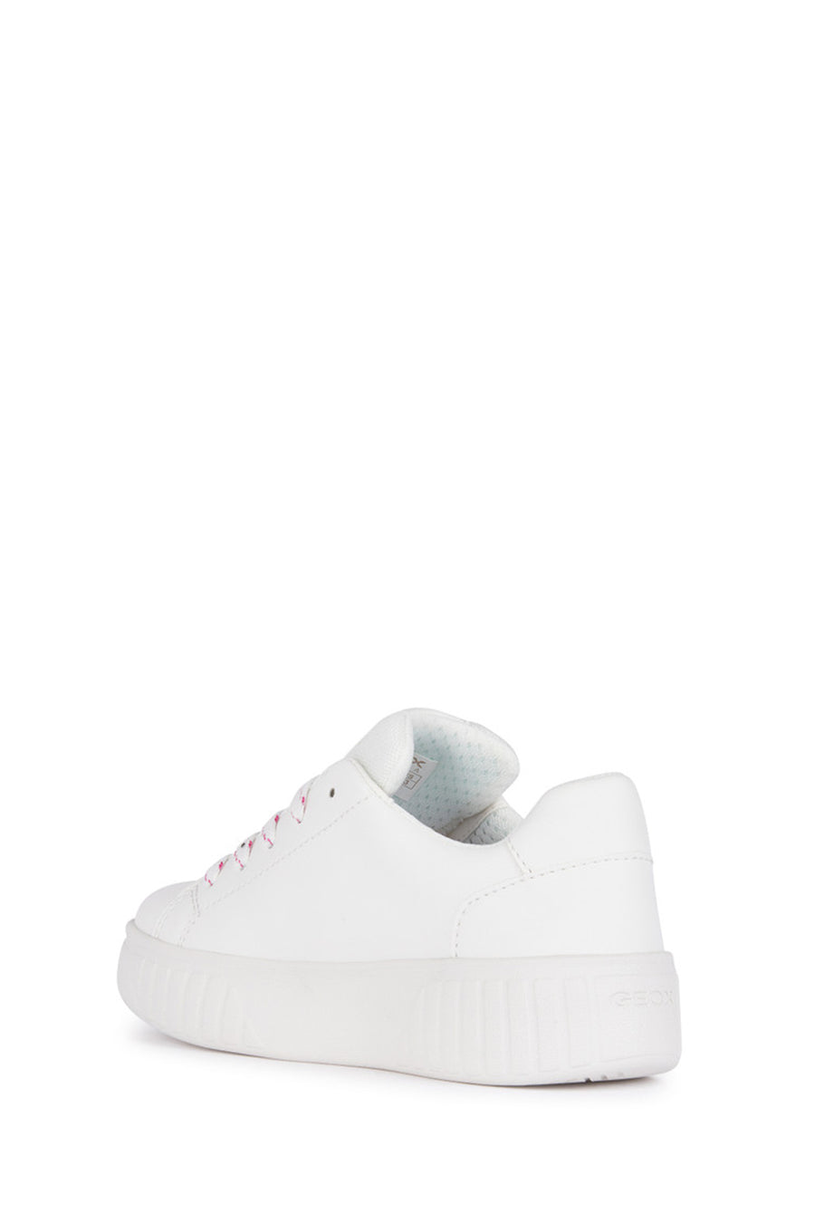 Geox Kız Çocuk Beyaz Mikiroshi Bantlı Deri Sneaker