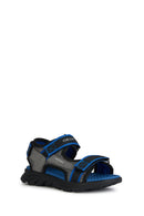 Geox Boy's Multicolored Airadium Strap Leather Sandals | Derimod