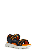 Geox Boy's Multicolored Airadium Strap Leather Sandals | Derimod