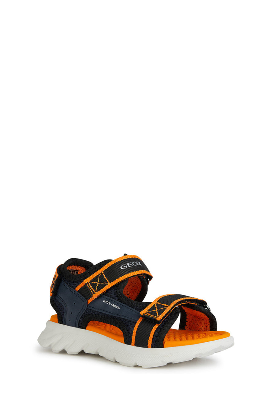 Geox Boy's Multicolored Airadium Strap Leather Sandals