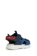 Geox Boy's Multicolored Airadium Strap Leather Sandals | Derimod