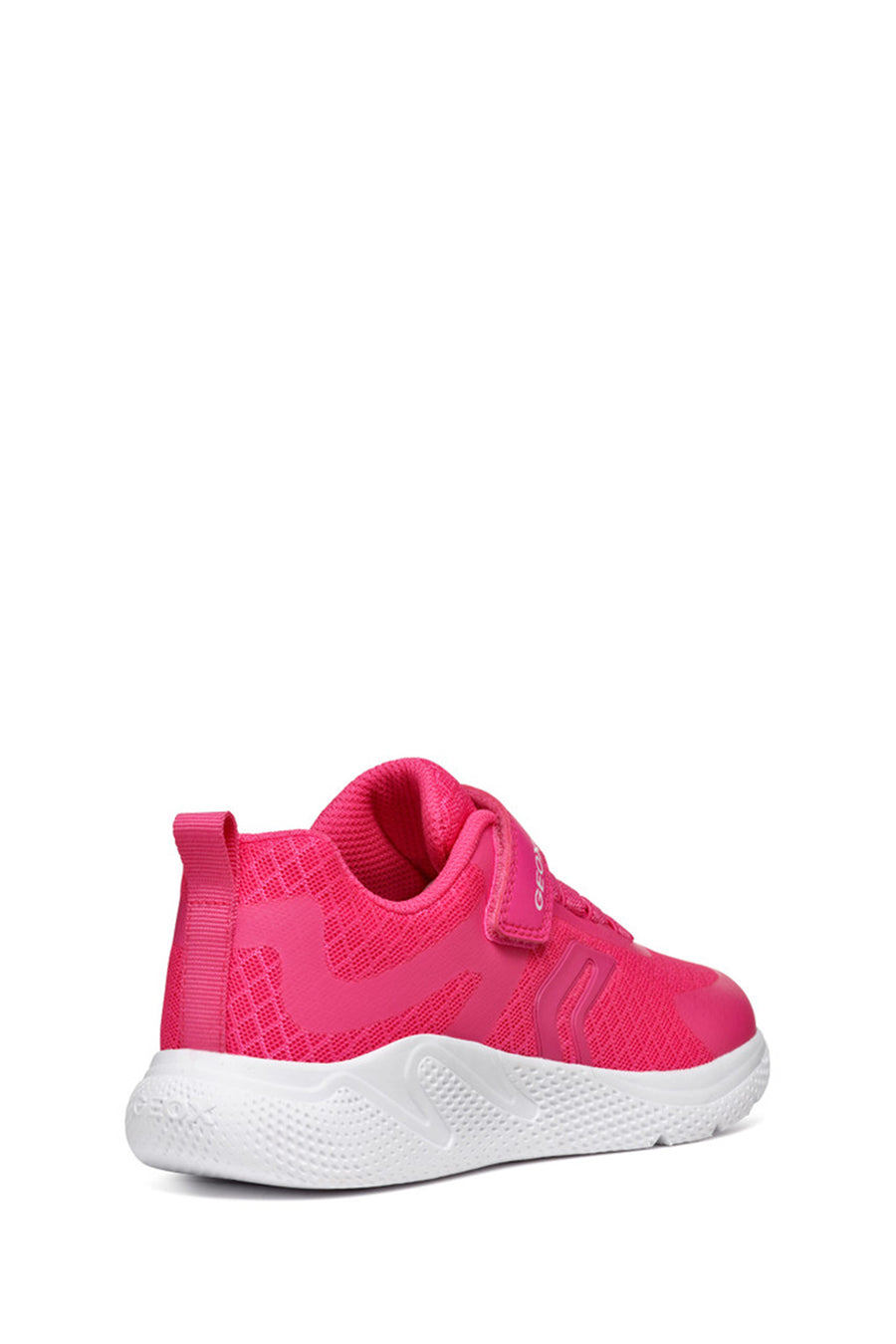 Geox Girls Pink Sprintye Banded Fabric Sneakers