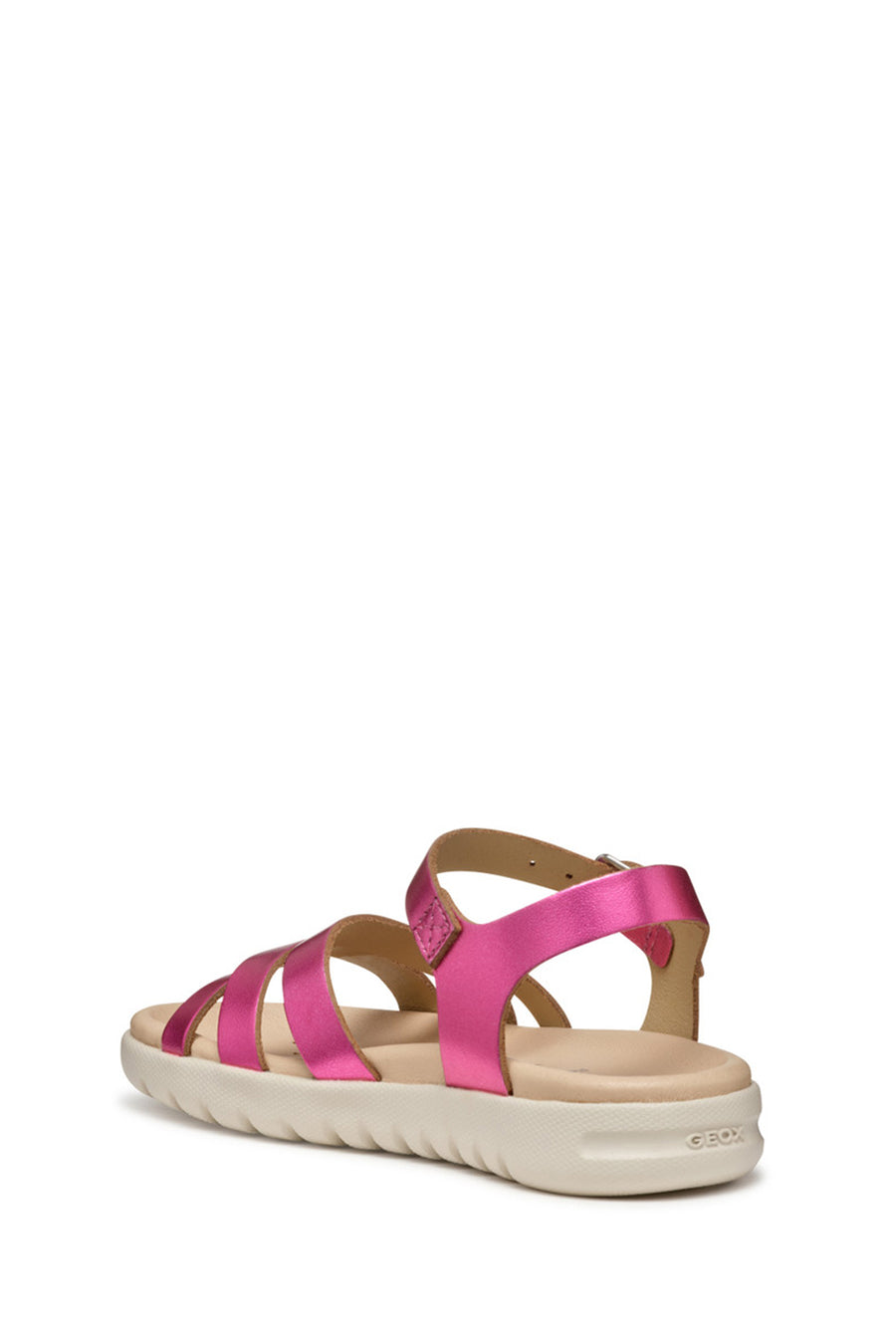 Geox Girls Fuchsia Anatomical Glittery Sandals
