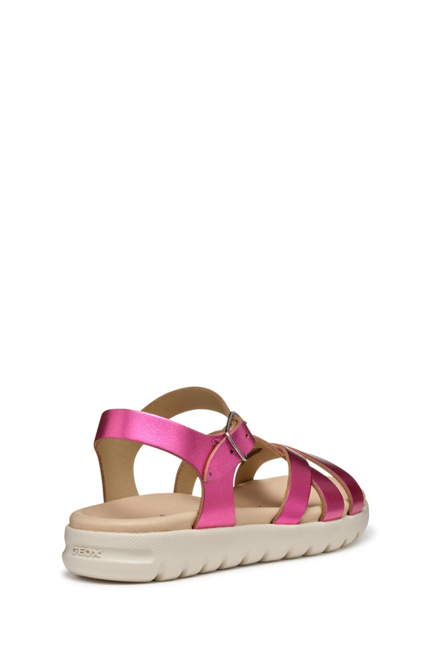 Geox Girls Fuchsia Anatomical Glittery Sandals