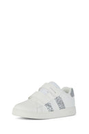 Geox Girl White Eclyper Girl Glitter Sneaker | Derimod