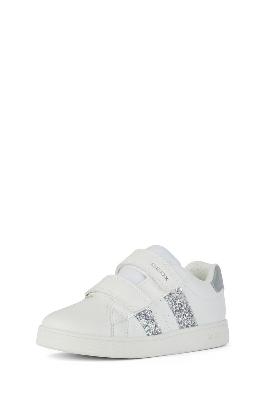 Geox Girl White Eclyper Girl Glitter Sneaker