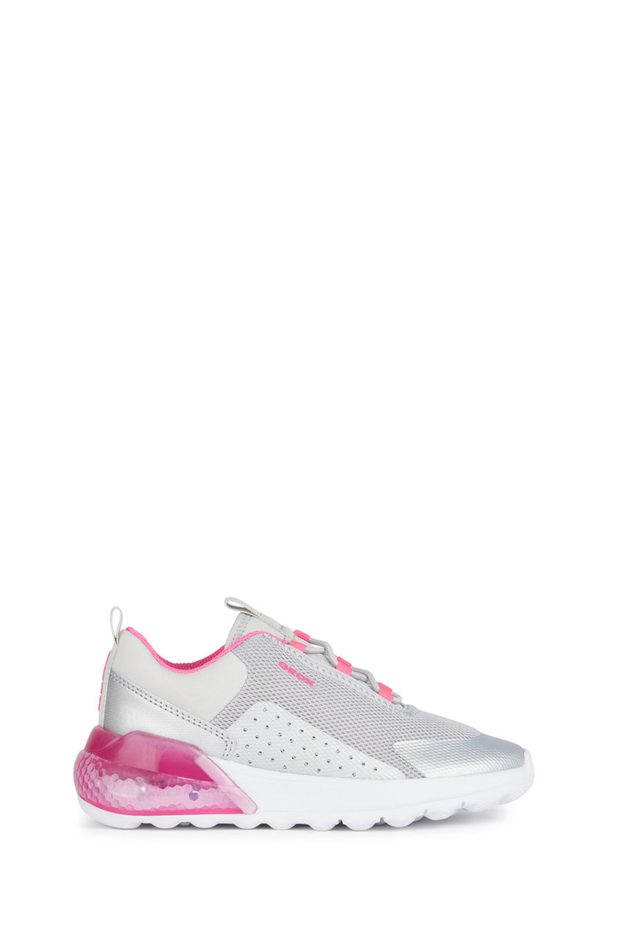 Geox Kız Çocuk Gri Activart Illuminus Sneaker