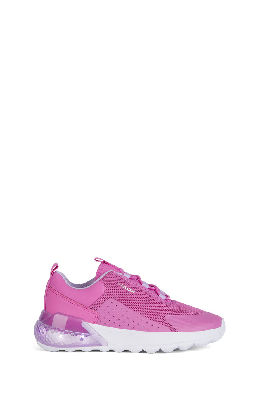 Geox Girl Pink Activart Illuminus Sneaker