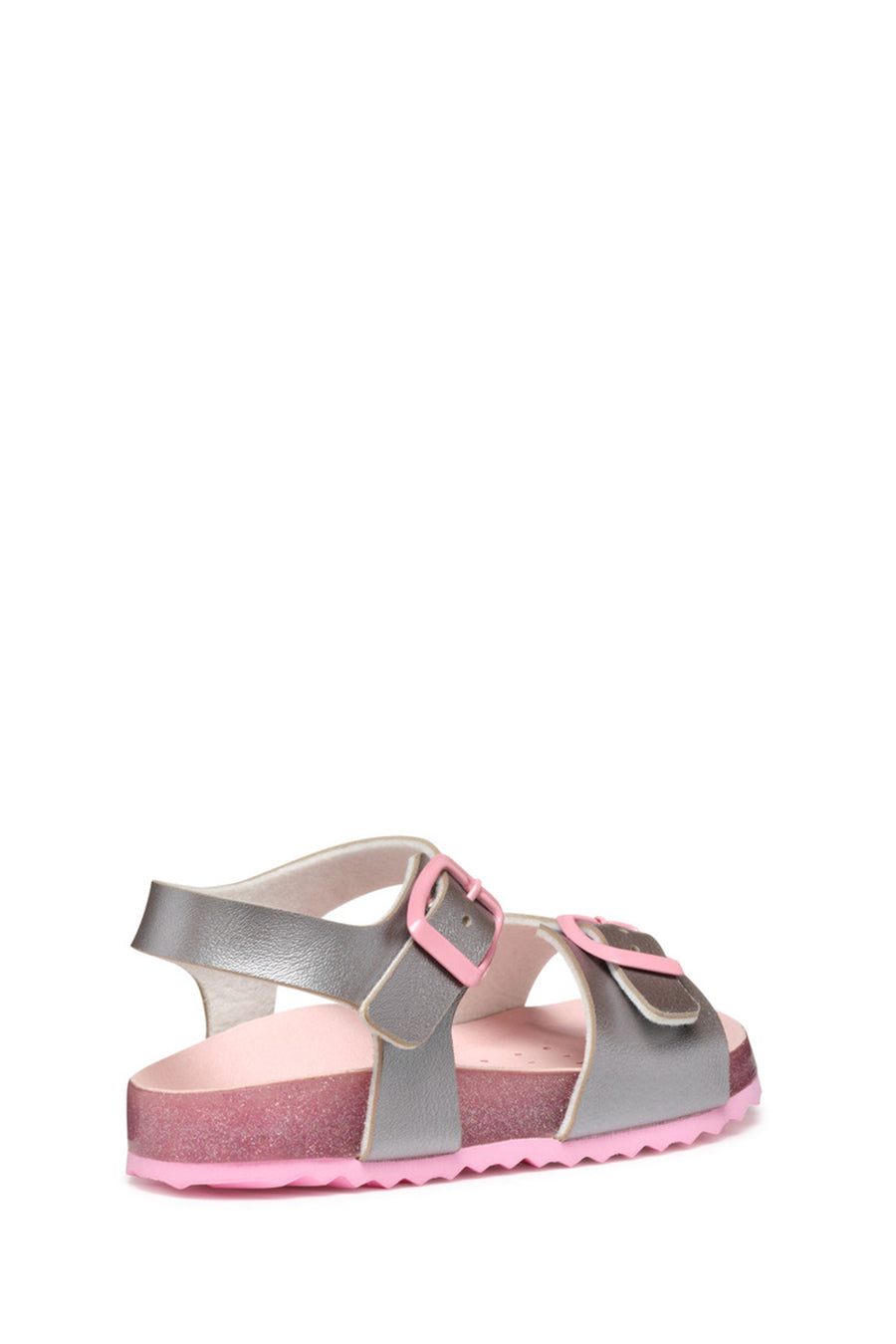 Geox Girls Silver Adriel Glitter Sandals
