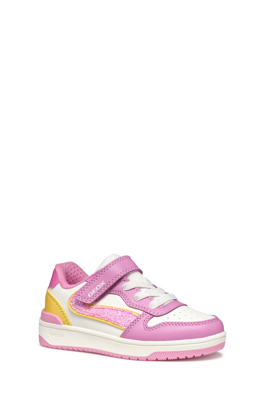 Geox Girls Pink J Washiba Sneakers