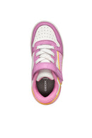 Geox Girls Pink J Washiba Sneakers | Derimod
