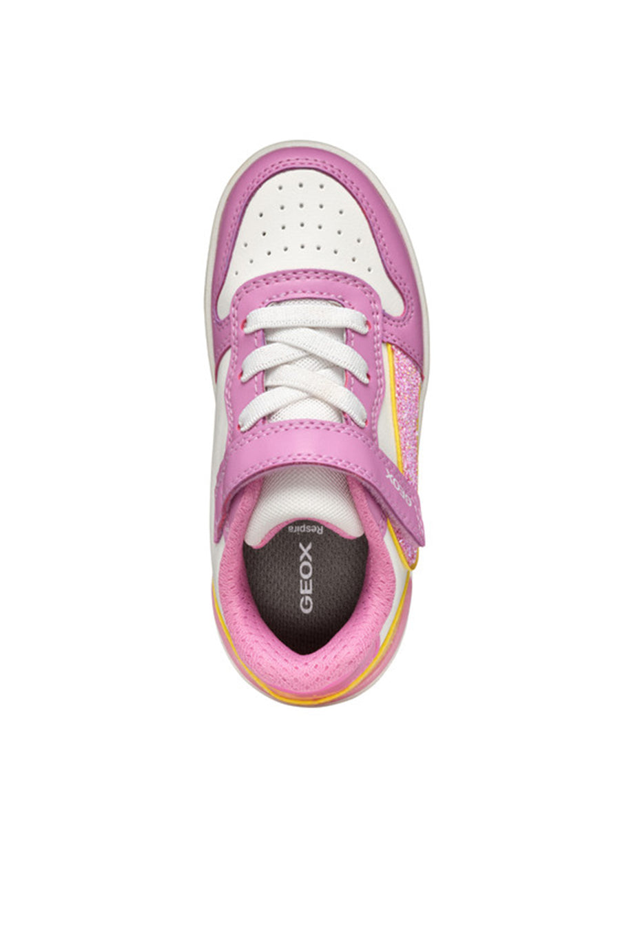 Geox Girls Pink J Washiba Sneakers