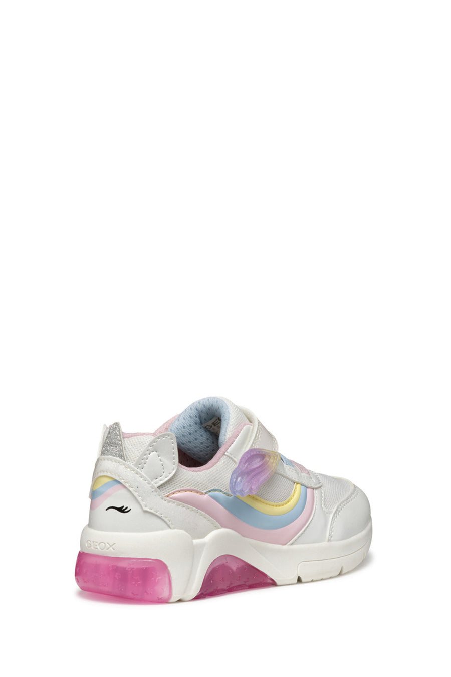 Geox Girls White Fadinlight Sneaker